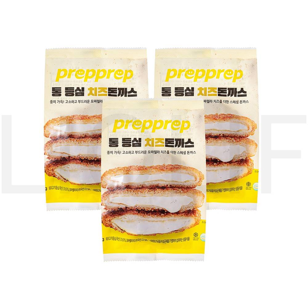프렙 돈까스 통 등심 치즈 돈까스