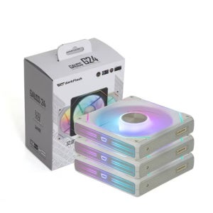 다크플래쉬 darkFlash Gauss G24 마그네틱 ARGB 3팩 화이트 시스템 쿨러