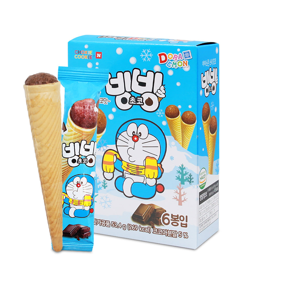 다팜 도라에몽 아이스콘 빙빙초코 소풍 마트