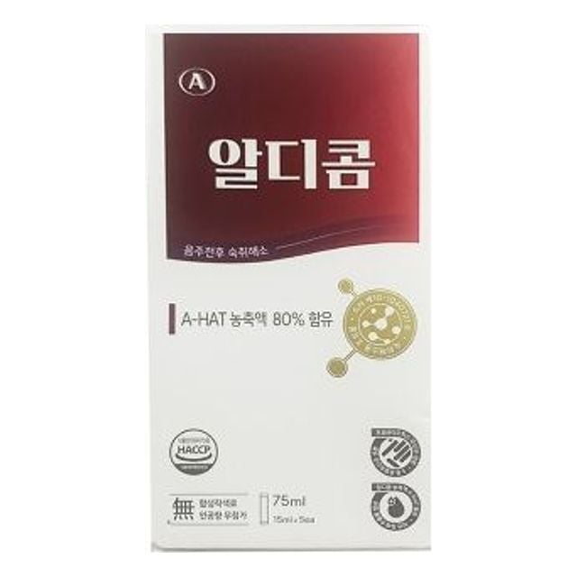 내츄럴엔 알디콤 숙취해소 음료 숙취해소