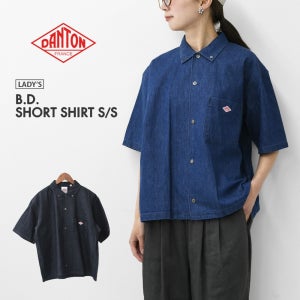 단톤 로고 여성용 버튼다운 반팔셔츠 DT-B0443DUG 26ss
