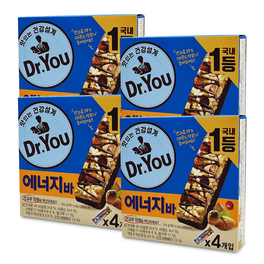 닥터유 에너지바 마라톤대회 건포도 단백질간식