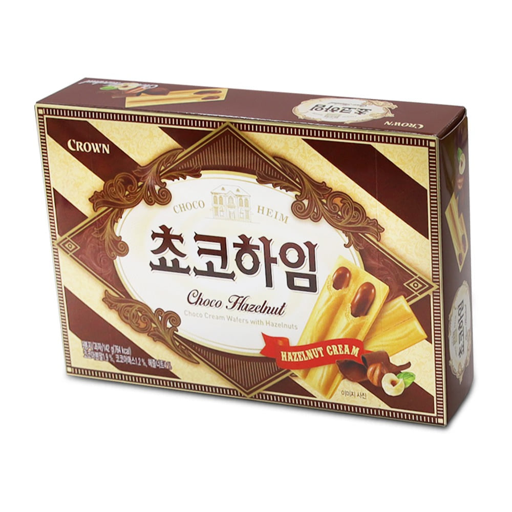 다팜 크라운 쵸코하임 과자 달달 웨이퍼과자