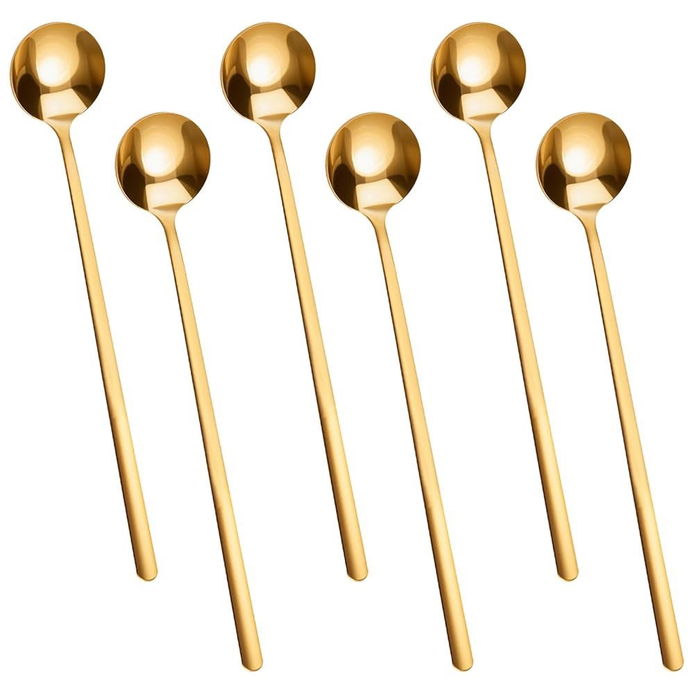 6 PCS 골드 커피
