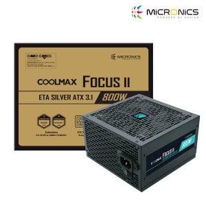 MICRONICS COOLMAX FOCUS II 800W ETA 실버 ATX3.1 파워