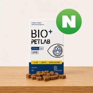 바이오펫랩 아이프로2.0 강아지 눈 건강 특허유산균 츄어블 180g