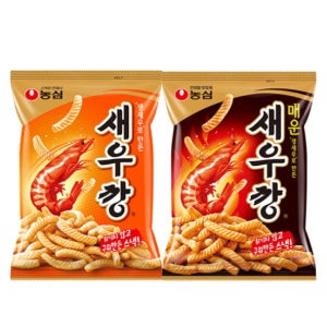 농심 새우깡 매운맛, 400g, 6개