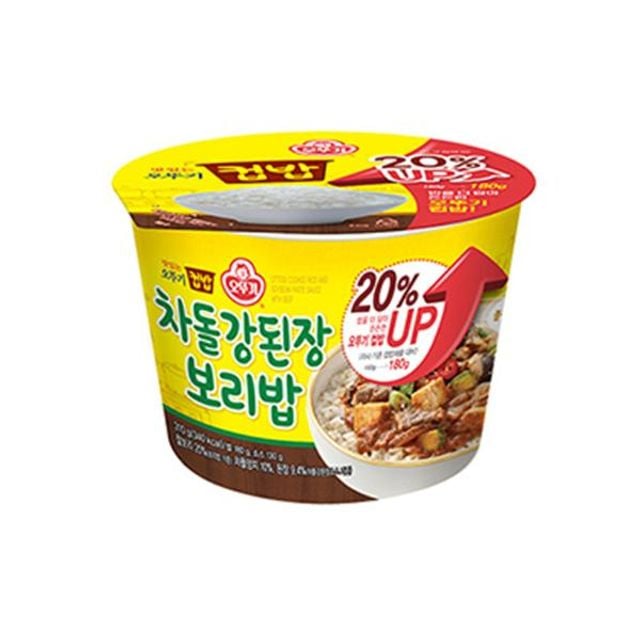 컵밥 차돌강된장보리밥 통조림 푸드 즉석식품