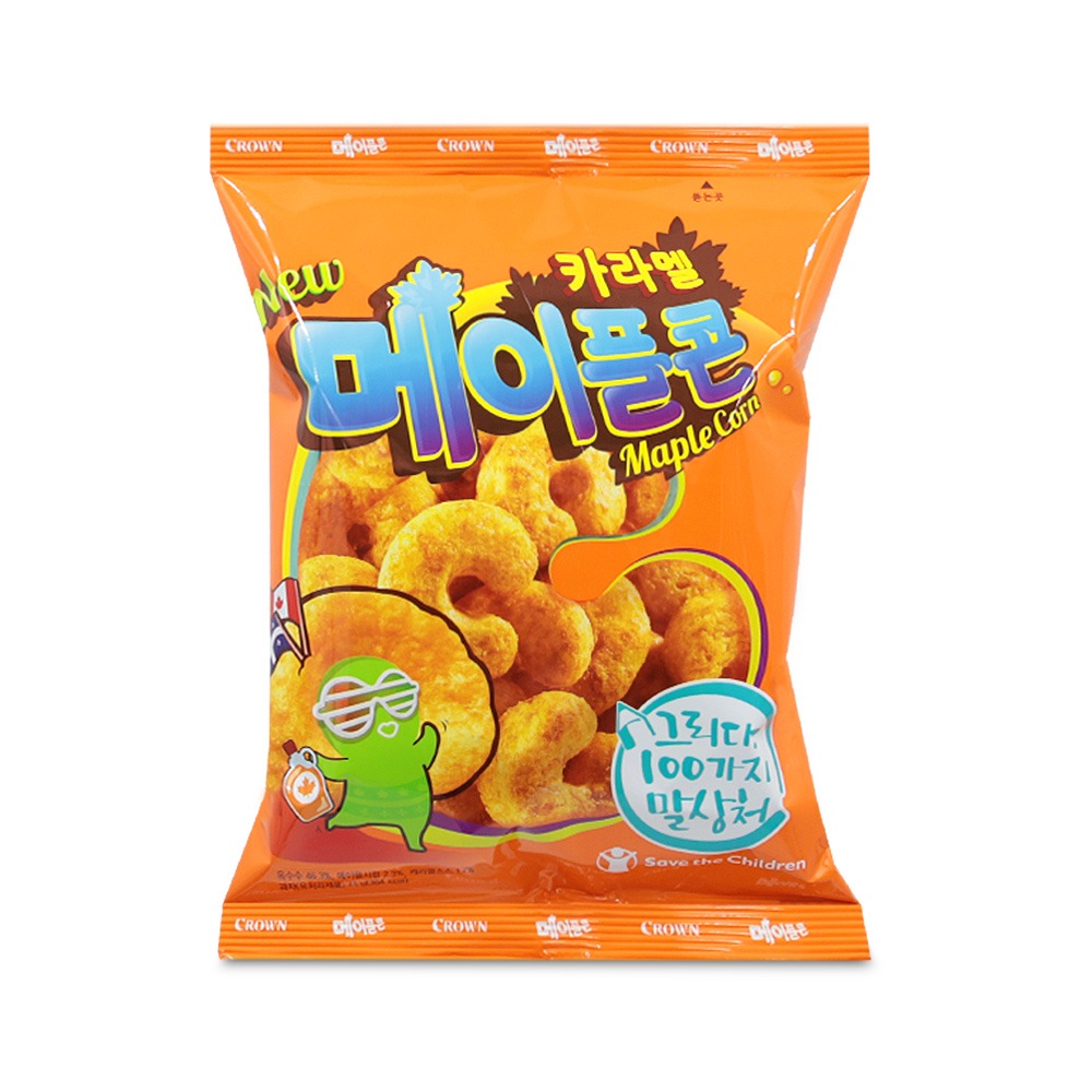 다팜 크라운 카라멜메이플콘 과자 달콤