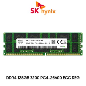 SK하이닉스 서버용 메모리 DDR4 128GB 3200 PC4 25600 ECC REG
