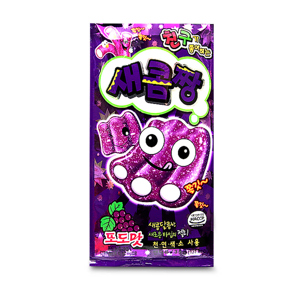다팜 새콤짱 포도맛 문방구젤리 군것질 나들이간식