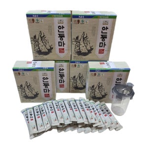 북안동농협 국산 안동 마가루 마분말 10gx25포x6박스+쉐이커
