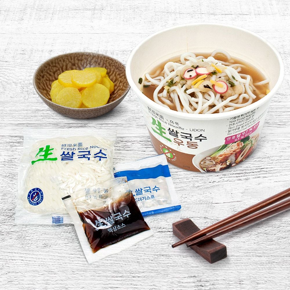 rich 생면우동 가쓰오부시우동 생우동면