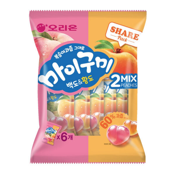 젤리 쉐어백 백도황도