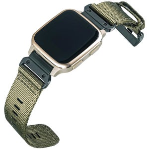 Garmin Venu 4 (45mm) /Venu 3 2 Plus Sq 음악과 호환되는 HEMSUT 나일론 시계 밴드 (Venu 2S /3S /X1 제외), 광택 내구성이 뛰어난