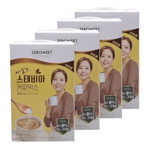 펄세스 제로윗 마일드 스테비아 커피믹스 대용량 100T X4개(400T)