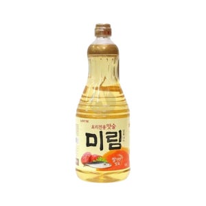롯데 새콤한 요리베이스 식용 식자재 업소용 식초 요리전용 맛술 미림 1.8L 1개