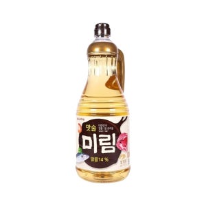 롯데 맛내기 다용도 식당용 요리베이스 대용량 식초 맛술 미림 1.8L 1개
