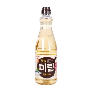 롯데 식재료 맛내기 풍미 식자재 식용 드레싱 식초 맛술 미림 900ml 1개
