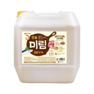 롯데 톡쏘는 새콤한 드레싱 풍미 다용도 힐링 식초 맛술 미림 18L 1개