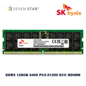 SK하이닉스 서버용 메모리 DDR5 128GB 6400 PC5 51200 ECC REG