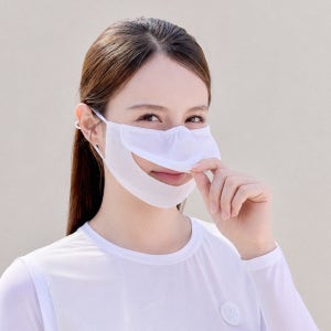 베일리화이트 자외선차단 골프 마스크 러닝 얼굴 햇빛가리개 여름 안면 쿨