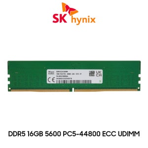 SK하이닉스 워크스테이션 DDR5 16GB 5600 메모리 PC5-44800 ECC UDIMM