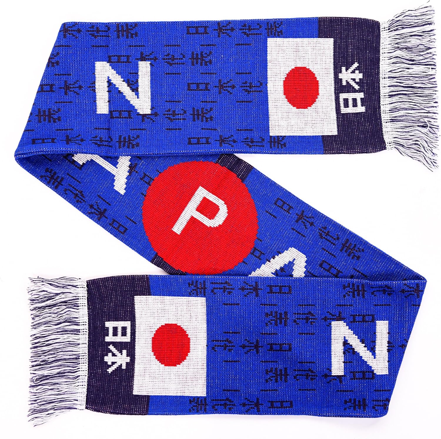일본 축구 니트 스카프