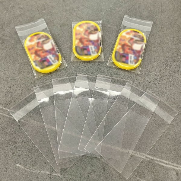 포켓몬 태그스타 디스크 OPP 보호비닐 접착식 투명봉투 메자스타 칩 슬리브 100매