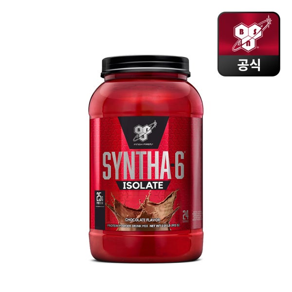 BSN 신타6 아이솔레이트 단백질 보충제 초콜릿맛 912g 프로틴