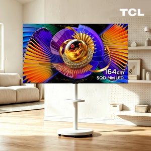 [무빙스탠드 세트] TCL 65C7L 4K SQD-Mini LED 164cm(65인치) 구글 TV 기사방문설치