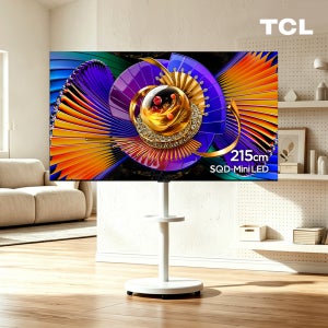 [무빙스탠드 세트] TCL 85C7L 4K SQD-Mini LED 216cm(85인치) 구글 TV 기사방문설치