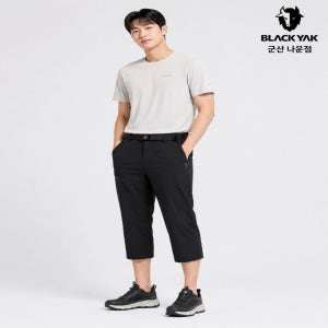 블랙야크 남성 에어마운틴 7부팬츠 여름 등산바지 냉감 스판 기능성 트레킹 팬츠
