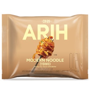 팔도 아리 ARIH 모던누들 간장버터맛