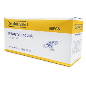 가주 쓰리웨이 3way 스탑콕 50개입 STOPCOCK 3-WAY 더블세이프