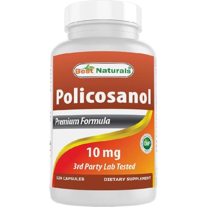 <b>Best Naturals 폴리코사놀</b> 10mg 120 캡슐
