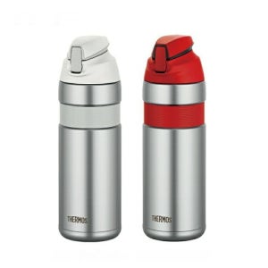 THERMOS 써모스 자전거 라이딩용 진공 단열 스트로 보냉병 FFQ-600 / 2컬러