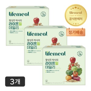 황성주 박사의 라이프밀 데일리 아침 식사 대용 야채 동결건조 생식 30g, 14포, 3개