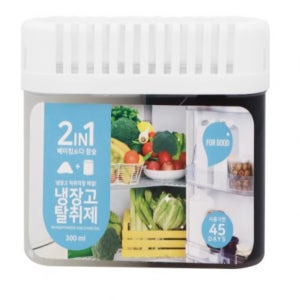 살림공방 냉장고 냄새 싹 탈취제 300ml 2in1 숯 베이킹