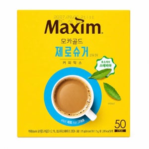 맥심 모카골드 제로슈거 사무실 탕비실 휴게실 소분 커피믹스 50T X 1개 (50T)