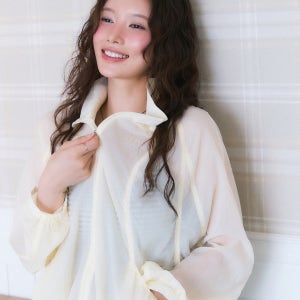 [N배송] 로엠 하이넥 시스루 바람막이 RMJPG26RT1