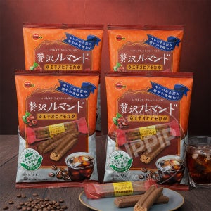 부르봉 루만도 프리미엄 에티오피아 모카 커피맛 일본 간식 116g, 4개
