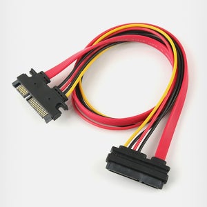 SSD HDD장착 내부연결 SATA22P M F 50cm 전원 데이터 배선연장 케이블