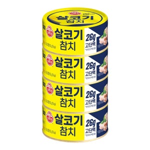 오뚜기 살코기 참치 135g 4개