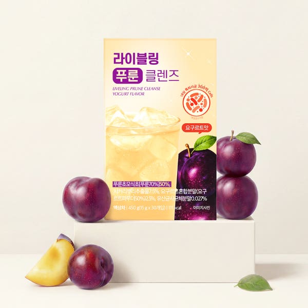 라이블링 푸룬 클렌즈 요구르트맛 애사비스틱 1박스 30포