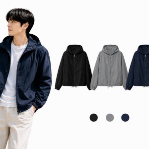 남성 여름 자외선차단 경량 얇은 바람막이 자켓 3종세트