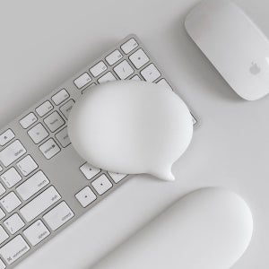팜레스트 마우스 키보드 손목 받침대 쿠션 메신저 패드
