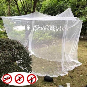 캠핑 모기장 200x200X180cm 대형 사각모기장 실내 야외 원터치 벌레차단 텐트형