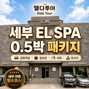 세부 엘스파 첫날팩 귀국 굿바이팩 0.5박 공항픽업 마사지 짐보관