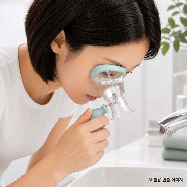 JMC Medical 눈세척컵 눈 세정컵 안구세척컵 실리콘 눈세척기 휴대용 단품